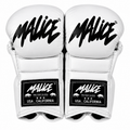 LACE-UP MMA GLOVES (WHITE/BLACK)